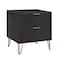 Manhattan Comfort DUMBO 2.0 Nightstand in Black, 2PK 2-NS002-BK - alternate 10